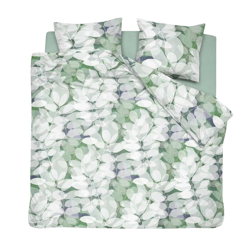 Cinderella Dekbedovertrek Levy - Satijn - 200x200/220 Cm - Green 3 Cinderella Dekbedovertrek Levy - Satijn - 200x200/220 Cm - Green