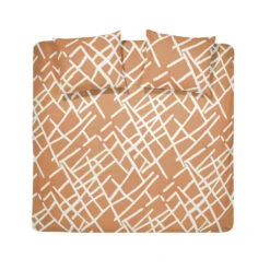 Damai Dekbedovertrek Kline - Katoen - 240x200/220 Cm - Caramel