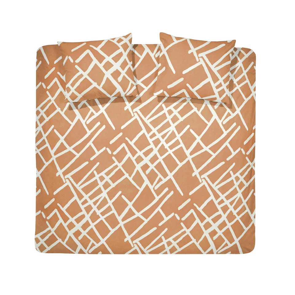 Damai Dekbedovertrek Kline - Katoen - 240x200/220 Cm - Caramel 3 Damai Dekbedovertrek Kline - Katoen - 240x200/220 Cm - Caramel