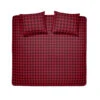 Damai Dekbedovertrek Flanel - 260 X 200/220cm - Rood -Knusse Nacht 1000035224