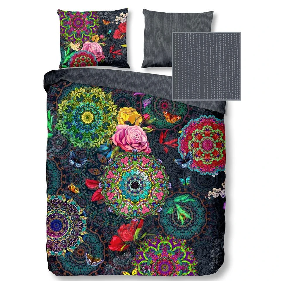 HIP Dekbedovertrek "Abbra" - Multi - (140x220 Cm) 4 HIP Dekbedovertrek "Abbra" - Multi - (140x220 Cm) - Afbeelding 2