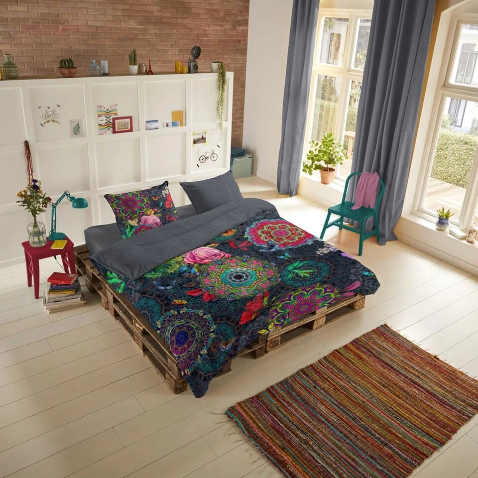 HIP Dekbedovertrek "Abbra" - Multi - (140x220 Cm) 5 HIP Dekbedovertrek "Abbra" - Multi - (140x220 Cm) - Afbeelding 3