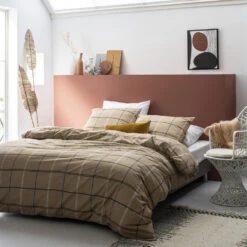 Cinderella Dekbedovertrek Rack - Katoen - 260x200/220 Cm - Camel -Knusse Nacht 1000035280 0101