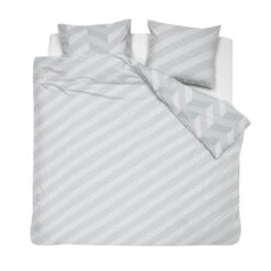 Damai Dekbedovertrek Atomy - Satijn - 240x200/220 Cm - Glacier -Knusse Nacht 1000035312 0101