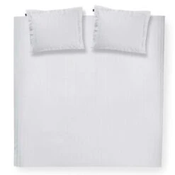 Dekbedovertrek Damai Linea White Satijn-140x200/220 -Knusse Nacht 1000035334 0102