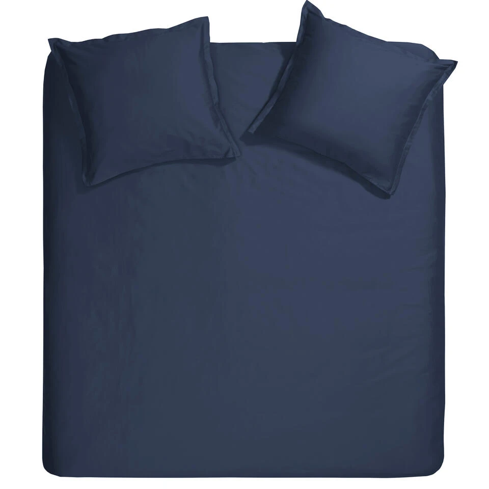 Cinderella Dekbedovertrek Sundays - Satijn - 260x200/220 Cm - Marine 3 Cinderella Dekbedovertrek Sundays - Satijn - 260x200/220 Cm - Marine