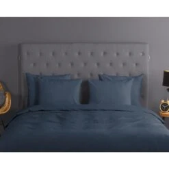 Good Morning Dekbedovertrek "uni Denim" - Blauw - (240x220 Cm) -Knusse Nacht 1000035807 0110