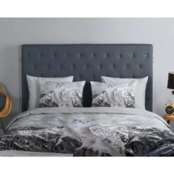 Good Morning Dekbedovertrek "Jacob" - Grijs - (200x220 Cm) -Knusse Nacht 1000035810 0110