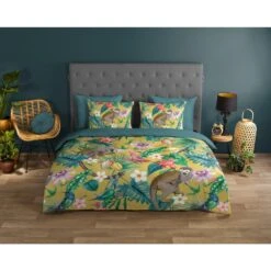 Good Morning Dekbedovertrek "Meet" - Oker - (140x220 Cm) -Knusse Nacht 1000035823 0101