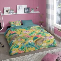 Good Morning Dekbedovertrek "Meet" - Oker - (140x220 Cm) -Knusse Nacht 1000035823 0102