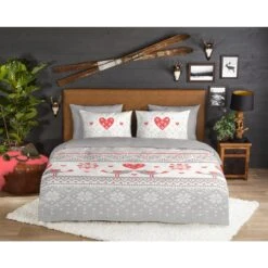 Good Morning Dekbedovertrek "Flow" - Grijs - (140x220 Cm) -Knusse Nacht 1000035859 0101