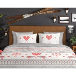 Good Morning Dekbedovertrek "Flow" - Grijs - (140x220 Cm) -Knusse Nacht 1000035859 0110