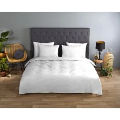 Good Morning Dekbedovertrek "uni White" - Wit - (240x220 Cm) -Knusse Nacht 1000035860 0110