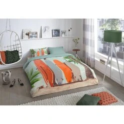 Good Morning Dekbedovertrek "Surf" - Multi - (140x220 Cm) -Knusse Nacht 1000035875 0101