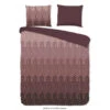 Good Morning Dekbedovertrek "Chevron" - Bordeaux - (240x220 Cm) -Knusse Nacht 1000035890