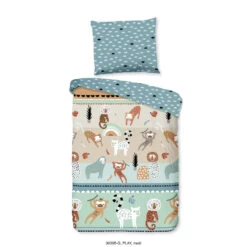 Good Morning Dekbedovertrek "Play" - Multi - (120x150 Cm) -Knusse Nacht 1000035932 0101