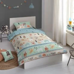 Good Morning Dekbedovertrek "Play" - Multi - (120x150 Cm) -Knusse Nacht 1000035932 0102