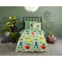 Good Morning Dekbedovertrek "Go" - Groen - (100x135 Cm) -Knusse Nacht 1000035933 0101