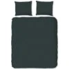 Good Morning Dekbedovertrek "Uni D.Green" - Groen - (140x220 Cm) -Knusse Nacht 1000035993