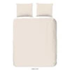 Good Morning Dekbedovertrek "uni L.sand" - Zand - (200x220 Cm) -Knusse Nacht 1000036026