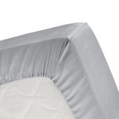 Cinderella - Hoeslaken (tot 25 Cm) - Jersey - 160x200 Cm - Light Grey -Knusse Nacht 1000036396 0101