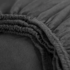 Cinderella - Hoeslaken (tot 25 Cm) - Jersey - 200x210/220 - Anthracite -Knusse Nacht 1000036397 0102