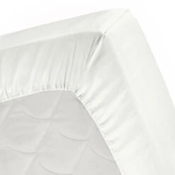 Cinderella Sundays - Hoeslaken (tot 25 Cm) - Satijn - 80x200 Cm - Ivory -Knusse Nacht 1000036408 0101