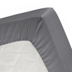Cinderella Hoeslaken - Tot 25cm Matrasdikte - Jersey - 200x200 Cm - Antraciet -Knusse Nacht 1000036450 0101