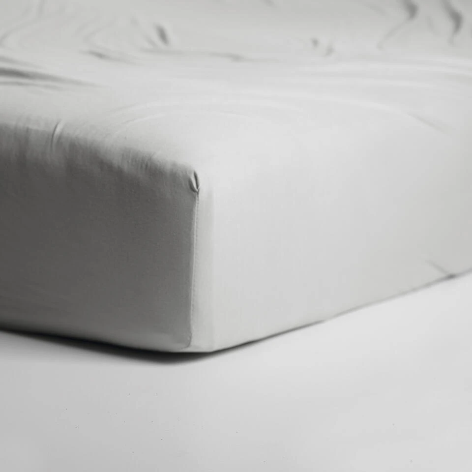 Cinderella - Hoeslaken (tot 25 Cm) - Jersey - 160x210/220 - Light Grey 6 Cinderella - Hoeslaken (tot 25 Cm) - Jersey - 160x210/220 - Light Grey - Afbeelding 4