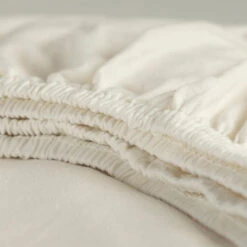 Cinderella - Hoeslaken (tot 25 Cm) - Jersey - 70x200 Cm - Ivory -Knusse Nacht 1000036625 0102