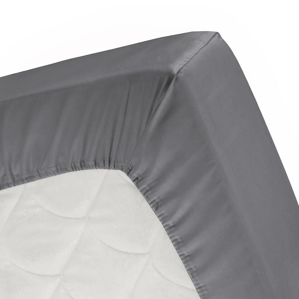 Cinderella - Hoeslaken (tot 25 Cm) - Jersey - 160x210/220 - Anthracite 4 Cinderella - Hoeslaken (tot 25 Cm) - Jersey - 160x210/220 - Anthracite - Afbeelding 2