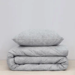 Damai Dekbedovertrek Ebba - Biologisch Katoen - 200x200/220 Cm - Grey -Knusse Nacht 1000038144 0101