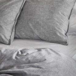 Damai Dekbedovertrek Ebba - Biologisch Katoen - 200x200/220 Cm - Grey -Knusse Nacht 1000038144 0103