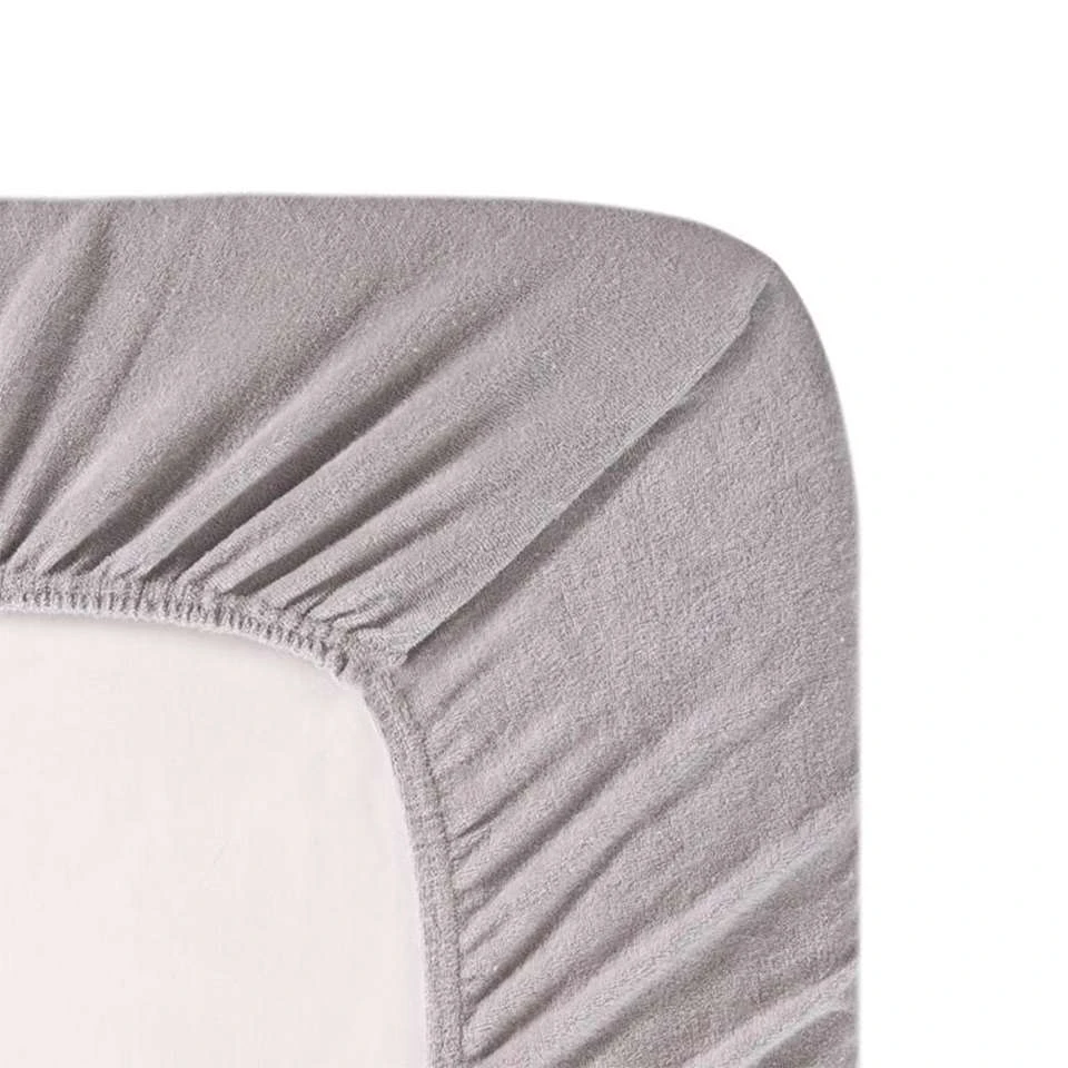 Cinderella Badstof Hoeslaken Light Grey-120 X 200 Cm 5 Cinderella Badstof Hoeslaken Light Grey-120 X 200 Cm - Afbeelding 3