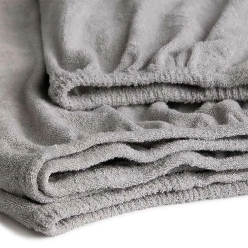 Cinderella Badstof Hoeslaken Light Grey-120 X 200 Cm 6 Cinderella Badstof Hoeslaken Light Grey-120 X 200 Cm - Afbeelding 4