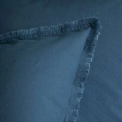 Matt & Rose Set Kussenslopen Blauw - 65 X 65 Cm - Gewassen Katoen -Knusse Nacht 1000038496 0102