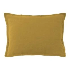 Matt & Rose Set Kussenslopen Saffraan - 50 X 70 Cm - 100% Linnen