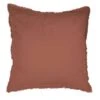 Matt & Rose Set Kussenslopen Terracotta - 65 X 65 Cm - Gewassen Katoen