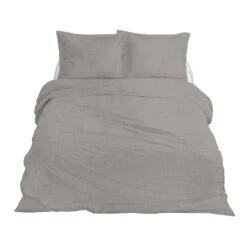 Ten Cate Premium Linnen Dekbedovertrekset - 200x200/220 - Cloudy Grey