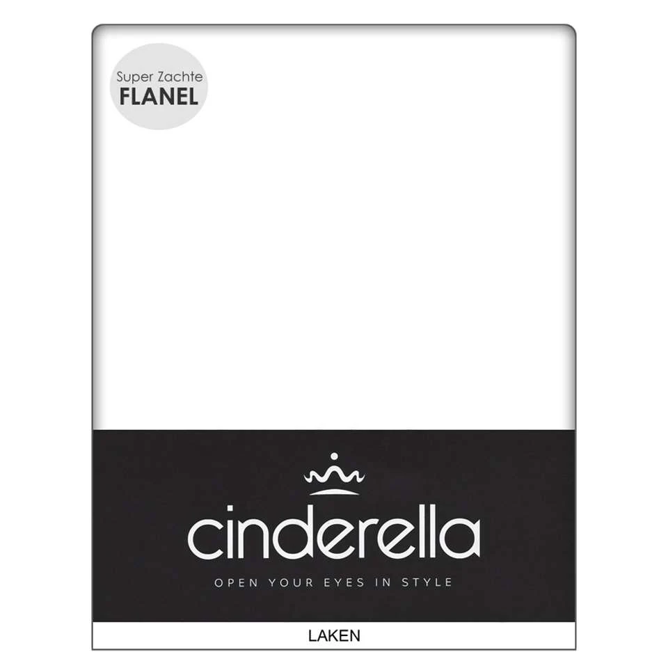 Cinderella Flanellen Lakens Wit-300 X 260 Cm 3 Cinderella Flanellen Lakens Wit-300 X 260 Cm