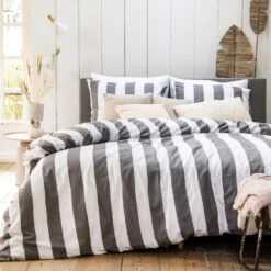 Cinderella Dekbedovertrek Jacky - Katoen - 200x200/220 Cm - Anthracite -Knusse Nacht 1000041603 0101