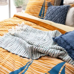 Cinderella Dekbedovertrek Boats - Katoen - 140x200/220 Cm - Burned Orange -Knusse Nacht 1000042990 0103