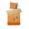 Cinderella Dekbedovertrek Boats - Katoen - 140x200/220 Cm - Burned Orange -Knusse Nacht 1000042990