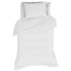 Moodit Dekbedovertrek Basil White - Eenpersoons - 140 X 220 Cm - Katoen -Knusse Nacht 1000043533