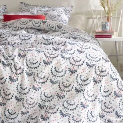 Moodit Dekbedovertrek Odil Mia - Eenpersoons - 140 X 220 Cm - Katoen -Knusse Nacht 1000043534 0101