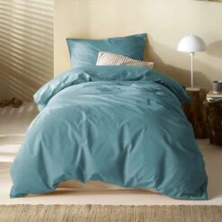 Moodit Dekbedovertrek Basil Arctic - Eenpersoons - 140 X 220 Cm - Katoen -Knusse Nacht 1000043535 0101