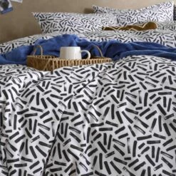 Moodit Dekbedovertrek Odil Tinto - Eenpersoons - 140 X 220 Cm - Katoen -Knusse Nacht 1000043536 0101