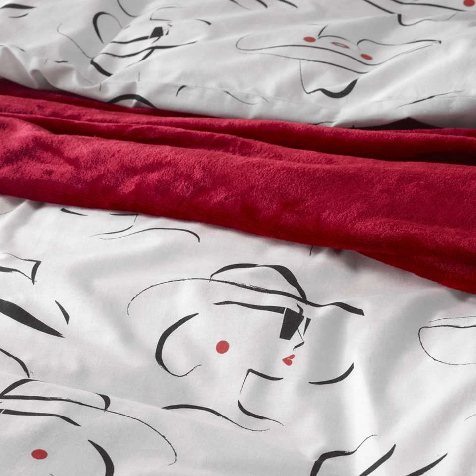 Moodit Dekbedovertrek Odil Rachelle - Eenpersoons - 140 X 220 Cm - Katoen 4 Moodit Dekbedovertrek Odil Rachelle - Eenpersoons - 140 X 220 Cm - Katoen - Afbeelding 2