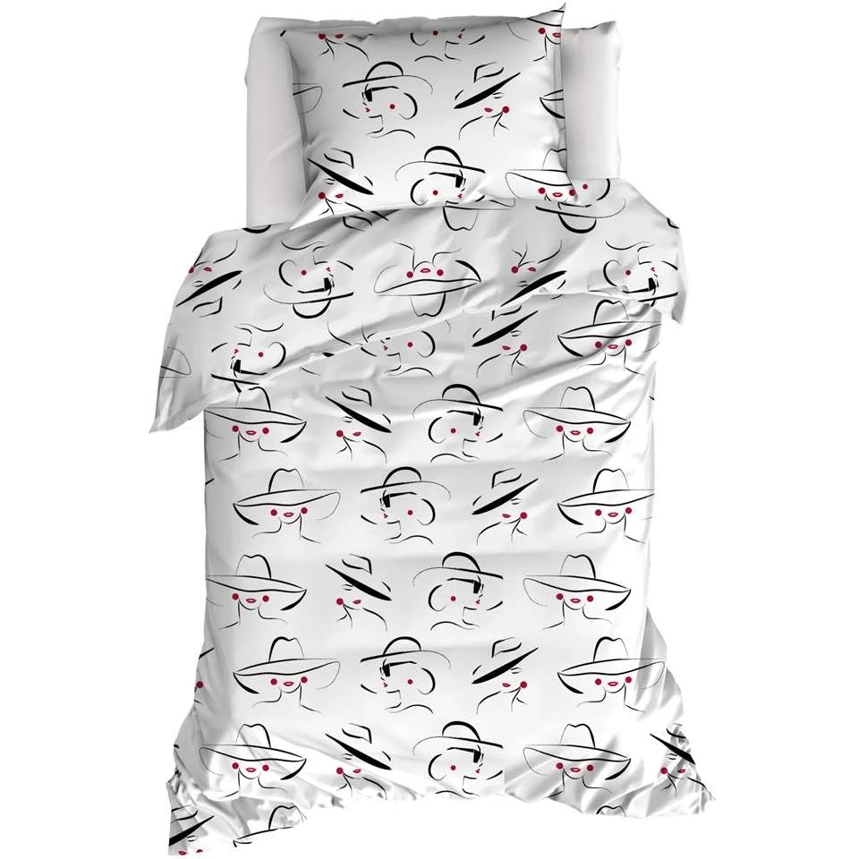 Moodit Dekbedovertrek Odil Rachelle - Eenpersoons - 140 X 220 Cm - Katoen 3 Moodit Dekbedovertrek Odil Rachelle - Eenpersoons - 140 X 220 Cm - Katoen