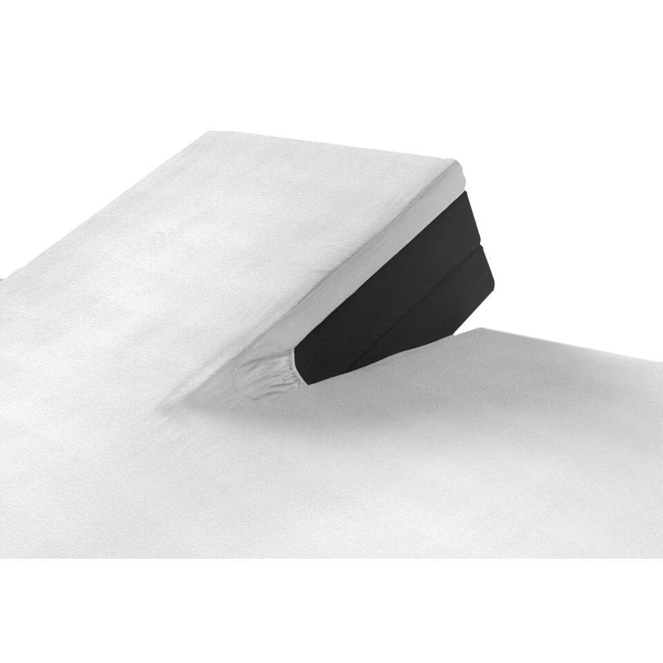 SleepMed Witte Hoeslaken Voor Splittopper, 2 Stuks, 140 X 200cm 3 SleepMed Witte Hoeslaken Voor Splittopper, 2 Stuks, 140 X 200cm